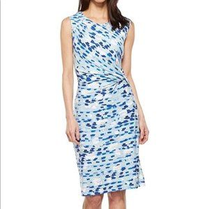 NIC+ZOE WATERLANE SHEATH DRESS, LARGE, NWT